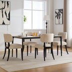 NOVAHOME upholstered rubberwood dining chair product image 11