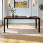 NOVAHOME extendable farmhouse dining table product image 2