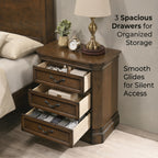 NOVAHOME Maderne walnut bedroom set product image 13