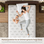Hybrid mattress motion isolation demonstration for undisturbed sleep