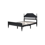Rubberwood bed frame and plywood slat support detail