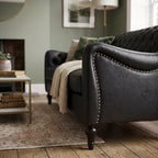 NOVAHOME 3-piece tufted PU leather sofa set product image 8