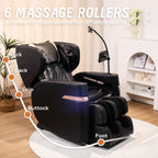 Six massage roller coverage from neck to feet