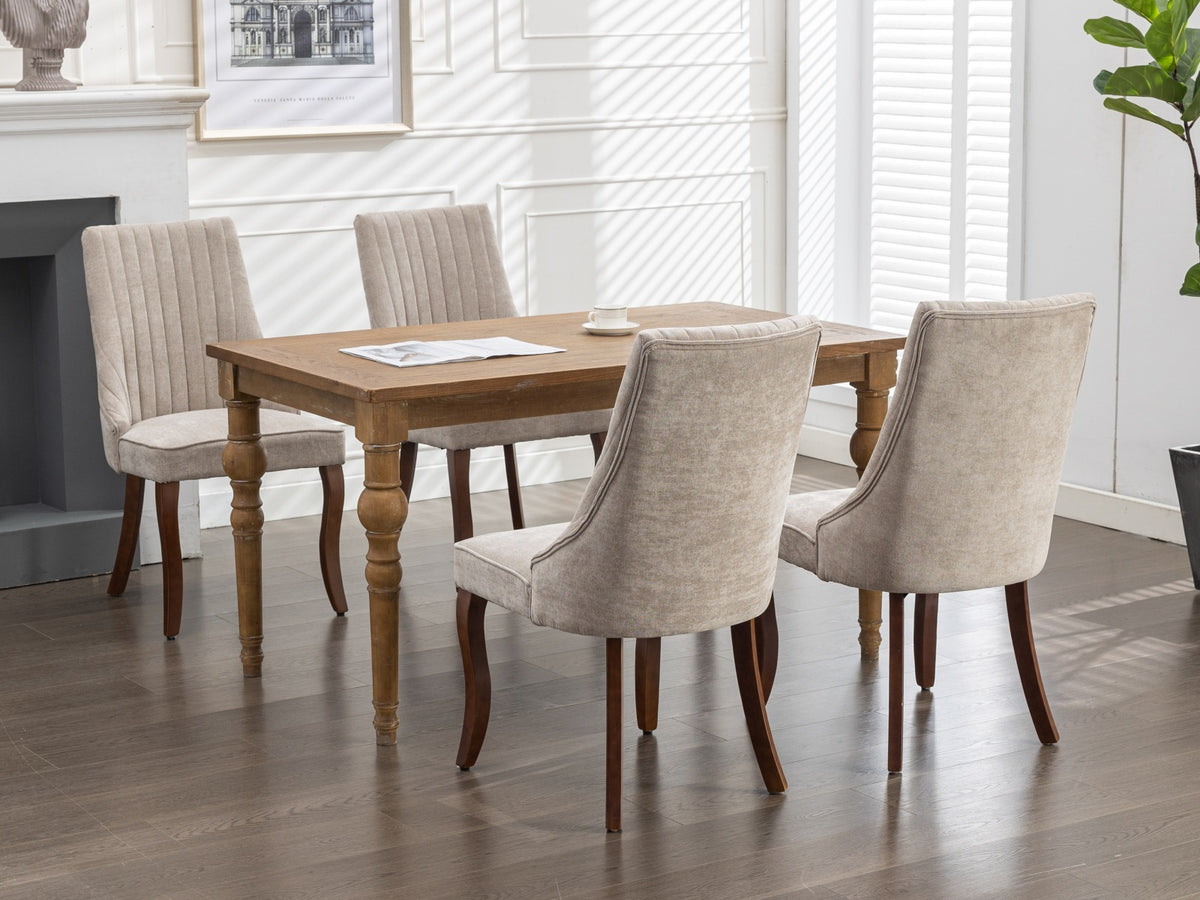 NOVAHOME upholstered high-back dining chair product image 18