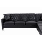 NOVAHOME 6-seat PU leather L-shaped sectional sofa product image 12