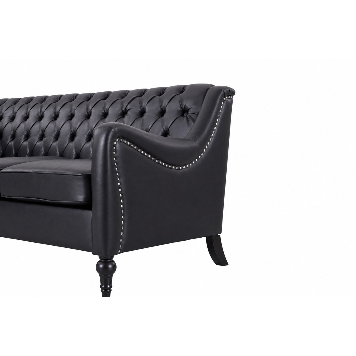 NOVAHOME 3-piece tufted PU leather sofa set product image 12