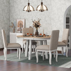 NOVAHOME 5-piece extendable farmhouse dining set product image 3