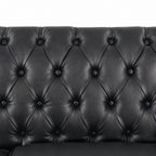 NOVAHOME 3-piece tufted PU leather sofa set product image 13