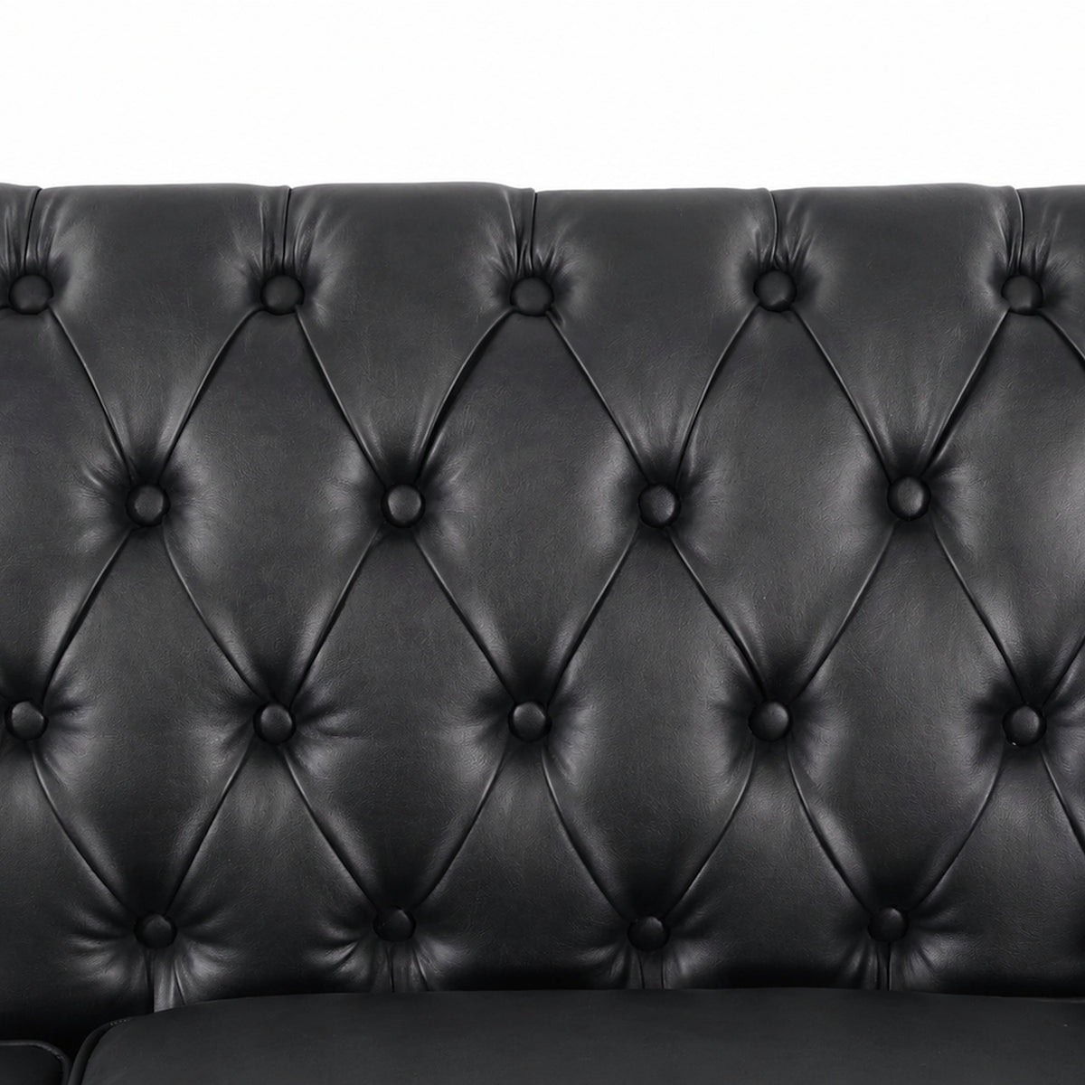 NOVAHOME 3-piece tufted PU leather sofa set product image 13