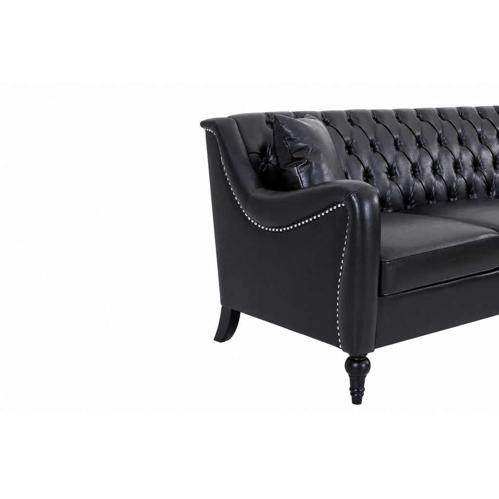 NOVAHOME 6-seat PU leather L-shaped sectional sofa product image 14