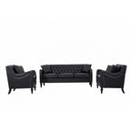 NOVAHOME 3-piece tufted PU leather sofa set product image 14