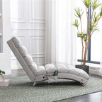 NOVAHOME upholstered vibration chaise lounge product image 6