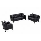NOVAHOME 3-piece tufted PU leather sofa set product image 18