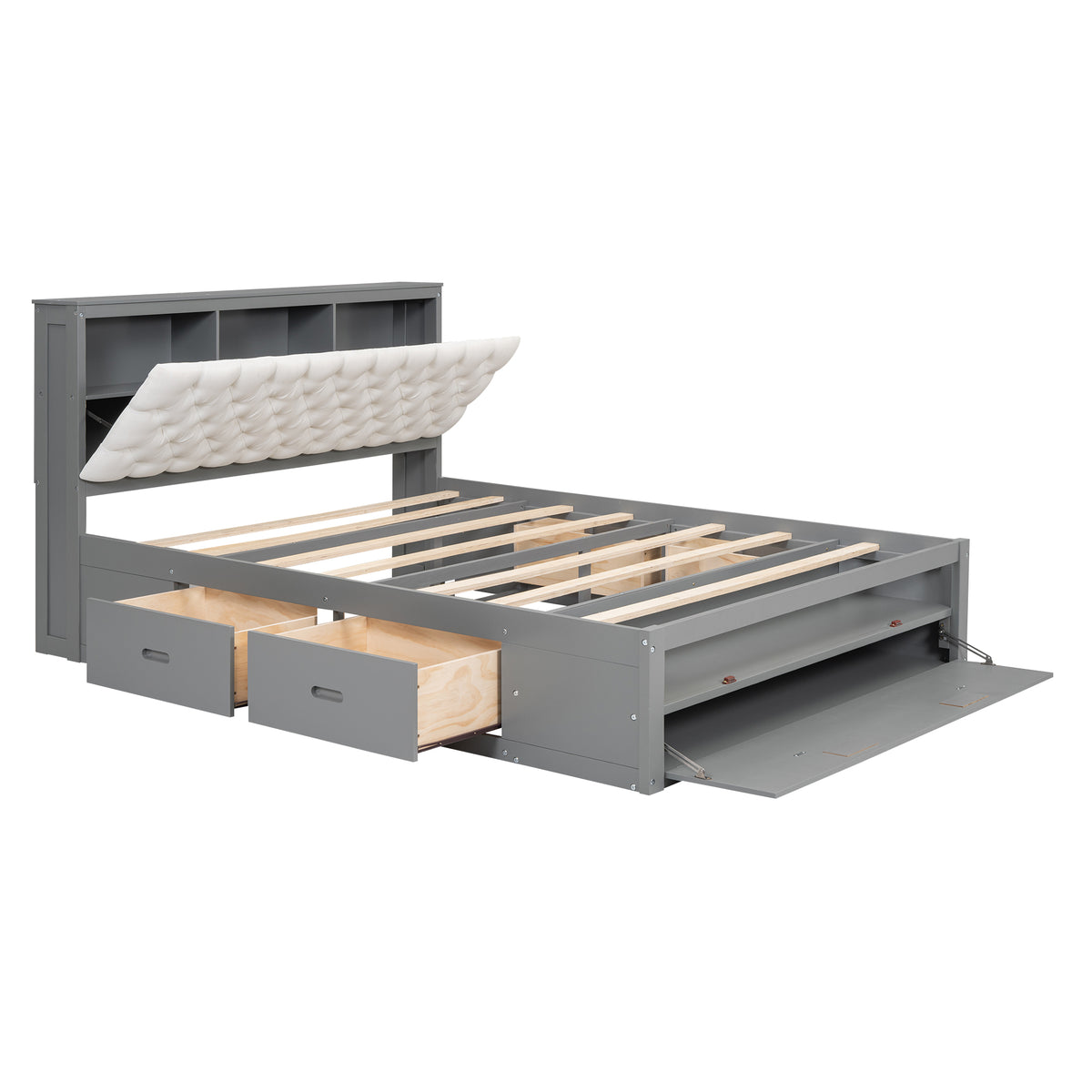 NOVAHOME queen storage platform bed product image 16