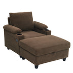 NOVAHOME convertible accent chair and ottoman product image 22
