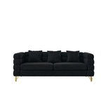 NOVAHOME Streamline Modern teddy upholstered sofa product image 7