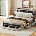 NOVAHOME queen storage platform bed product image 2