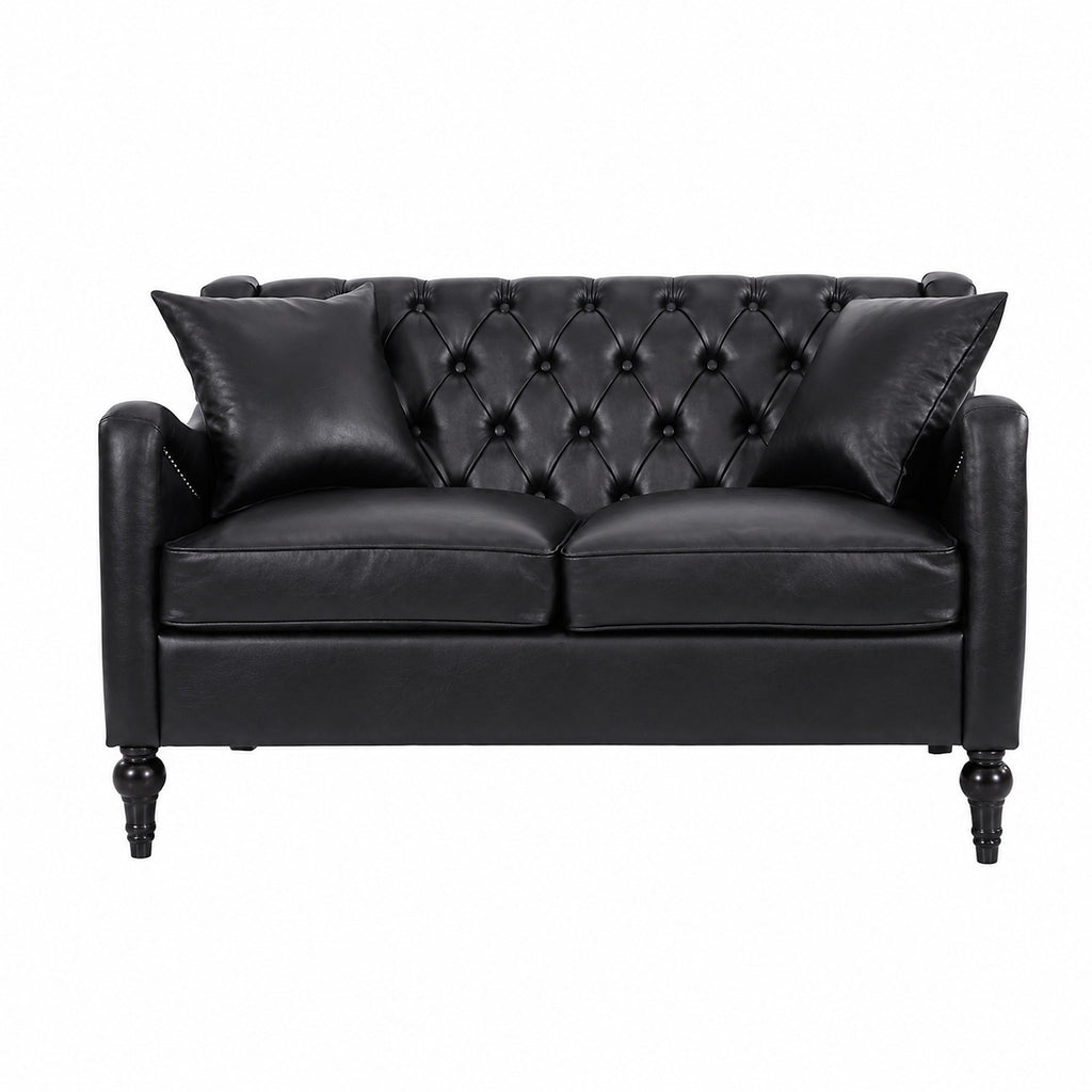 NOVAHOME 3-piece tufted PU leather sofa set product image 21