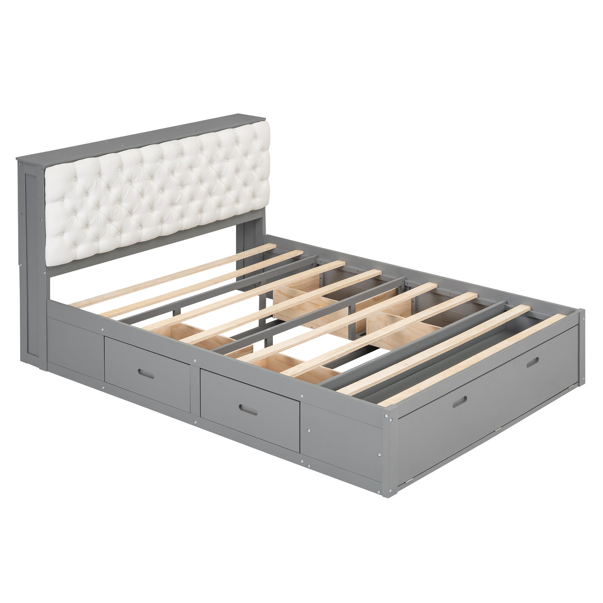 NOVAHOME queen storage platform bed product image 1