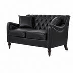 NOVAHOME 3-piece tufted PU leather sofa set product image 22
