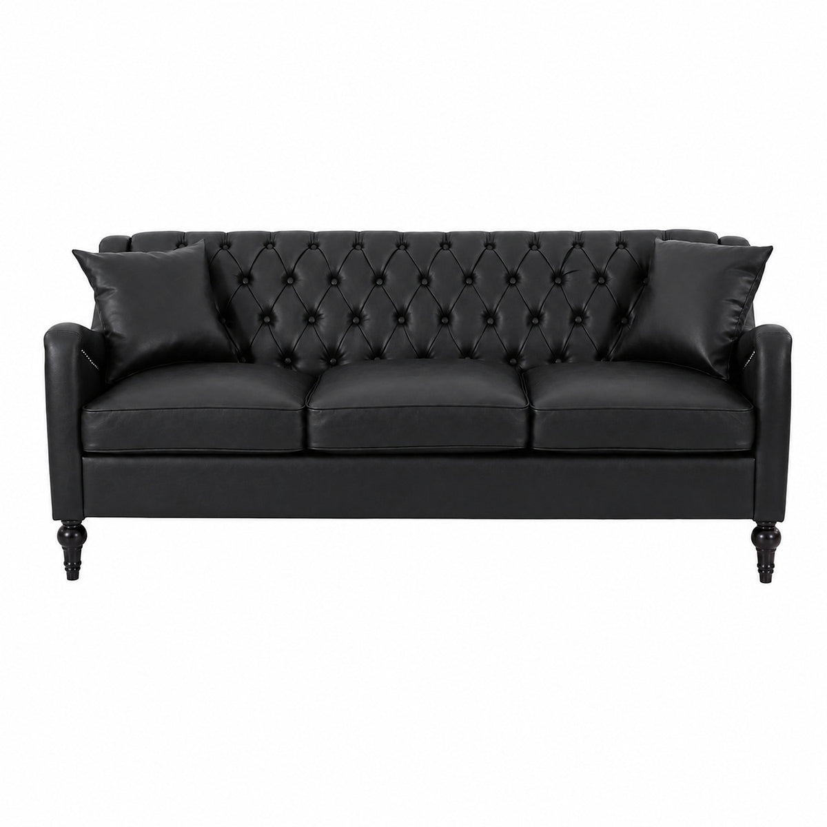 NOVAHOME 3-piece tufted PU leather sofa set product image 23
