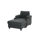 NOVAHOME convertible accent chair and ottoman product image 10