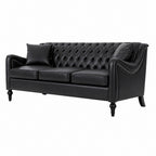 NOVAHOME 3-piece tufted PU leather sofa set product image 24