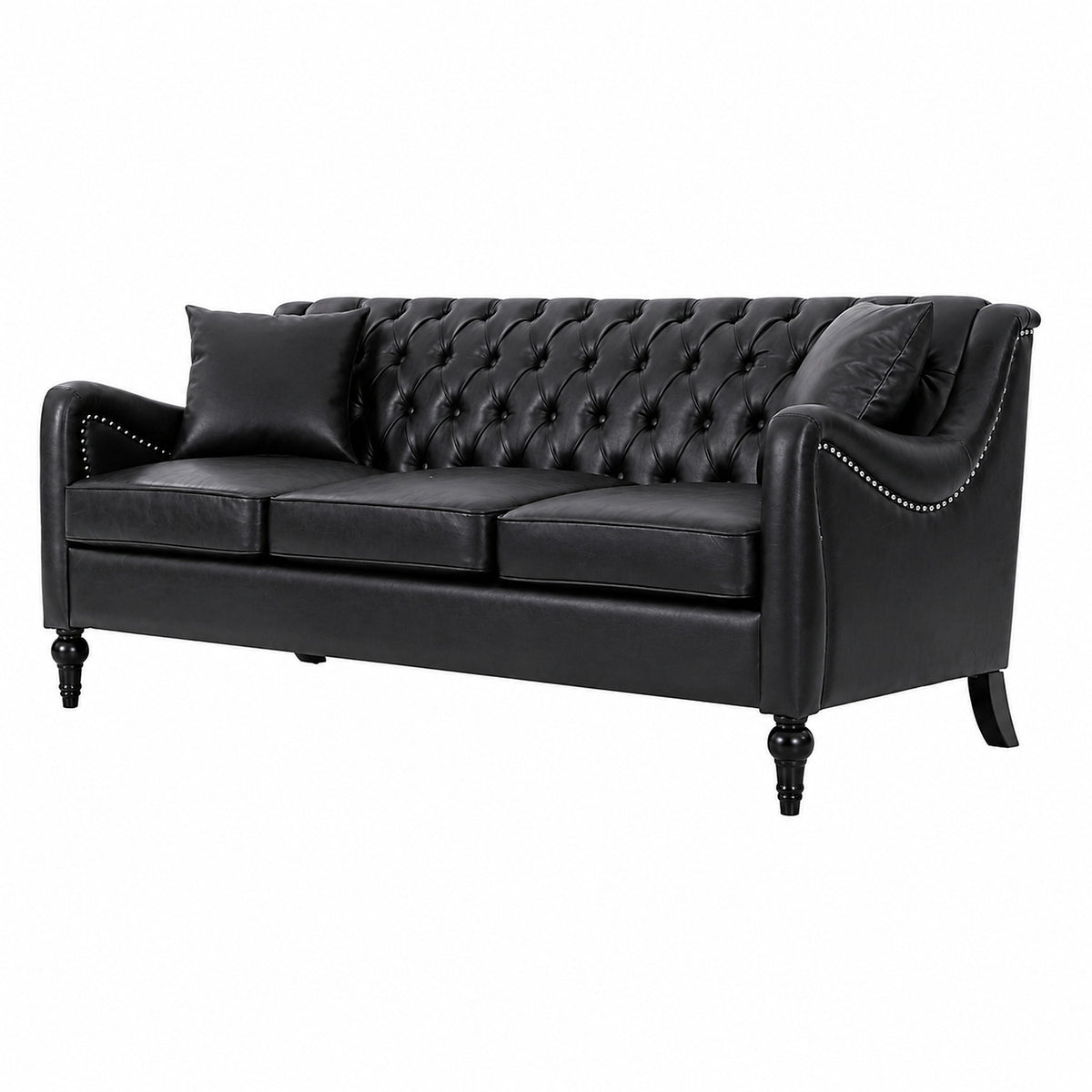 NOVAHOME 3-piece tufted PU leather sofa set product image 24
