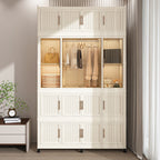 NOVAHOME Portable Modular Wardrobe with Magnetic Doors, 9–17 Cubes