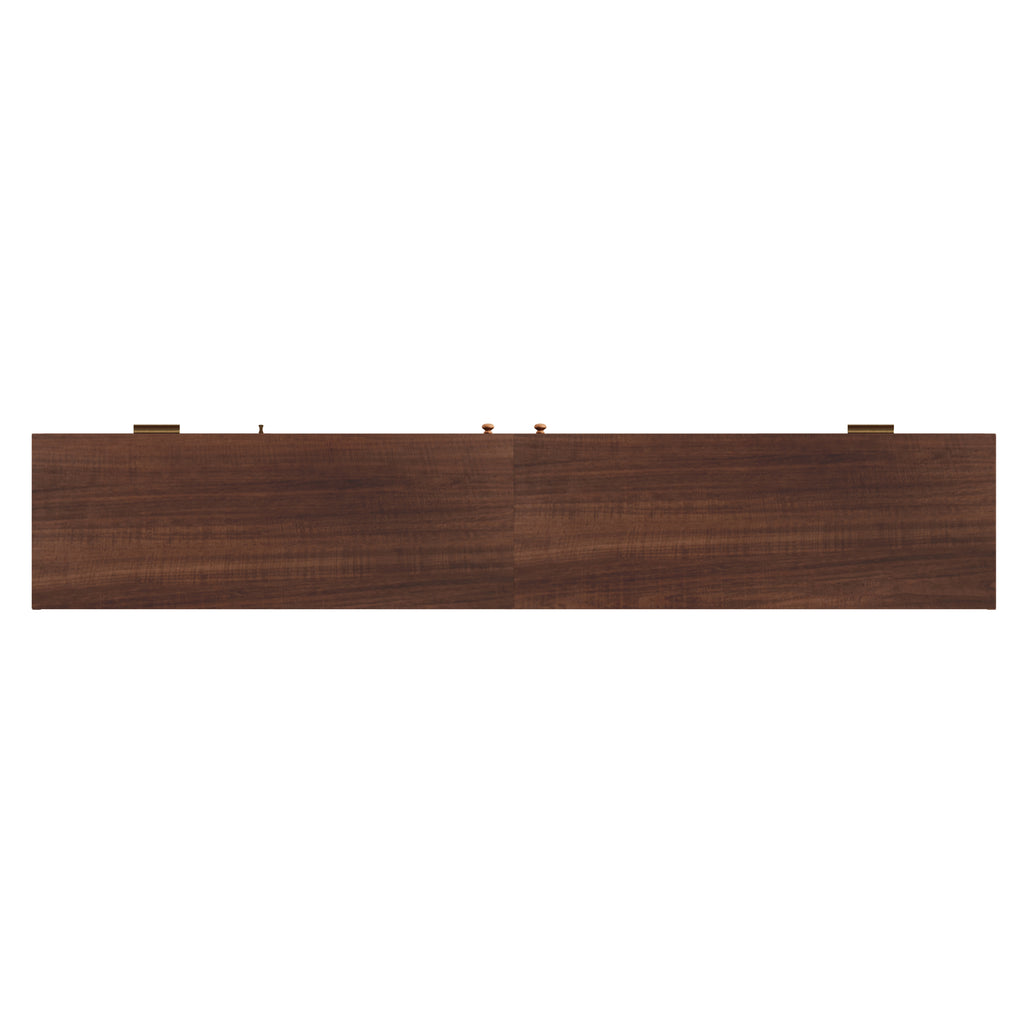 NOVAHOME 86.6-inch dark brown rattan TV stand product image 13