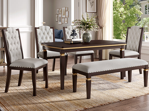 NOVAHOME 6-piece upholstered dining set product image 28