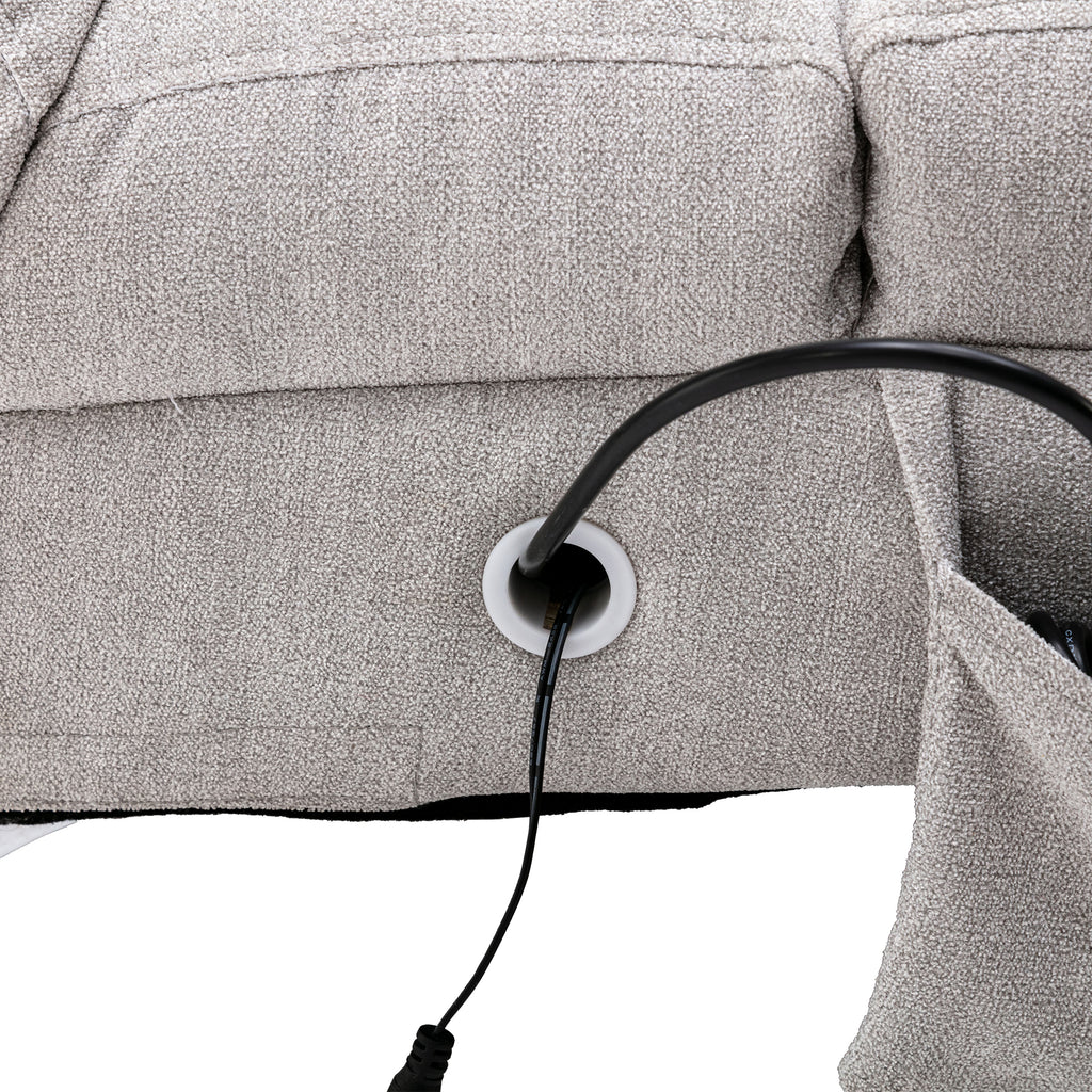 NOVAHOME upholstered vibration chaise lounge product image 21