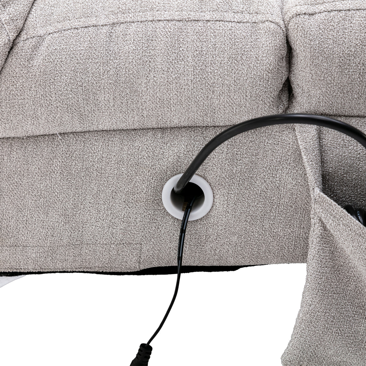 NOVAHOME upholstered vibration chaise lounge product image 21