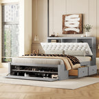 NOVAHOME queen storage platform bed product image 5