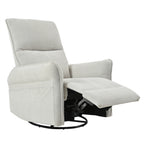 NOVAHOME gray swivel rocker recliner product image 1