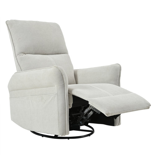 NOVAHOME gray swivel rocker recliner product image 1