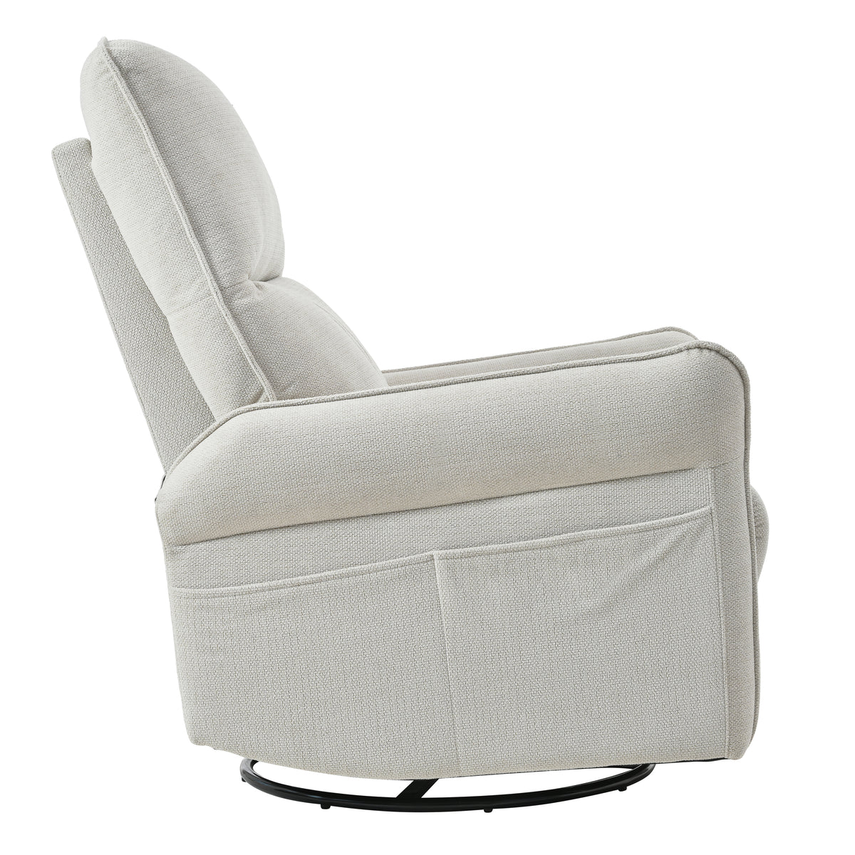 NOVAHOME gray swivel rocker recliner product image 17