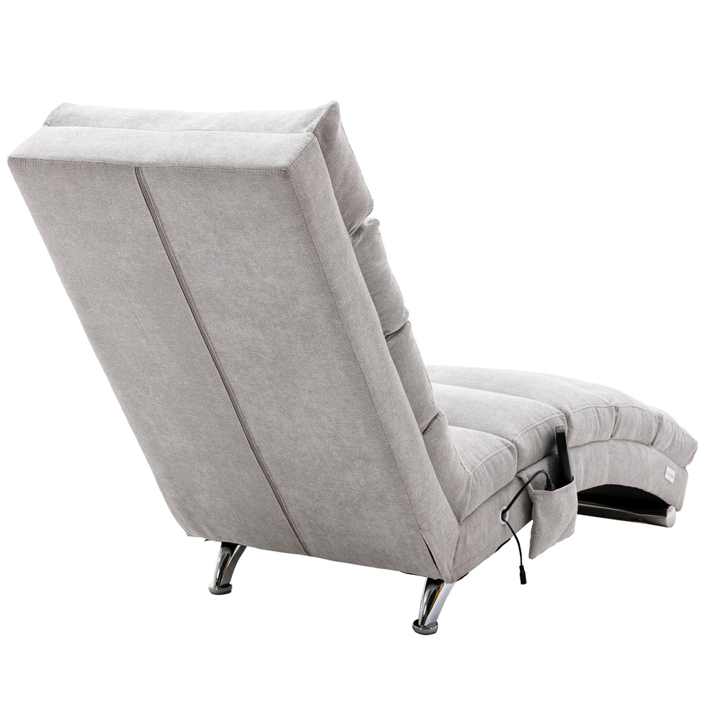 NOVAHOME upholstered vibration chaise lounge product image 22