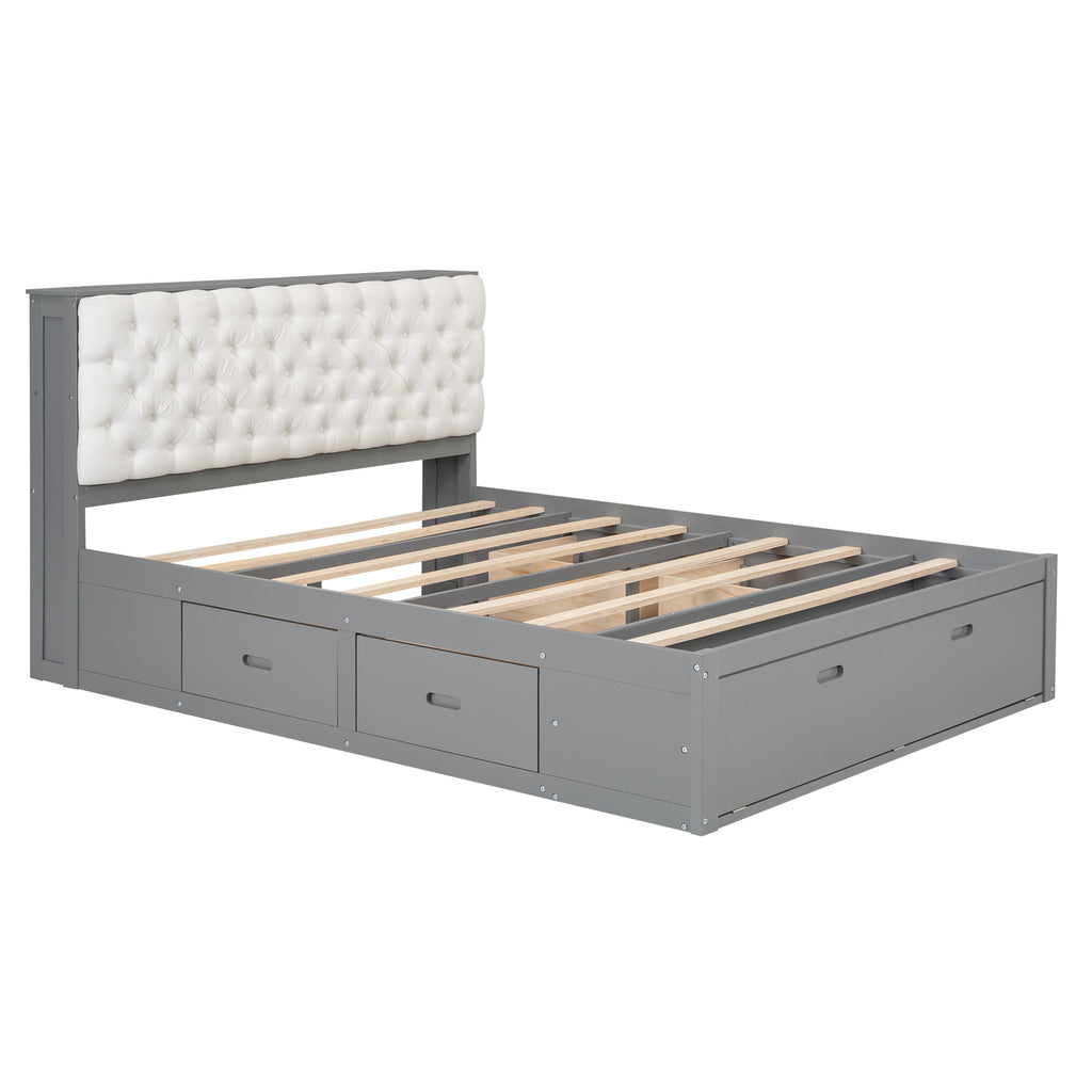 NOVAHOME queen storage platform bed product image 15