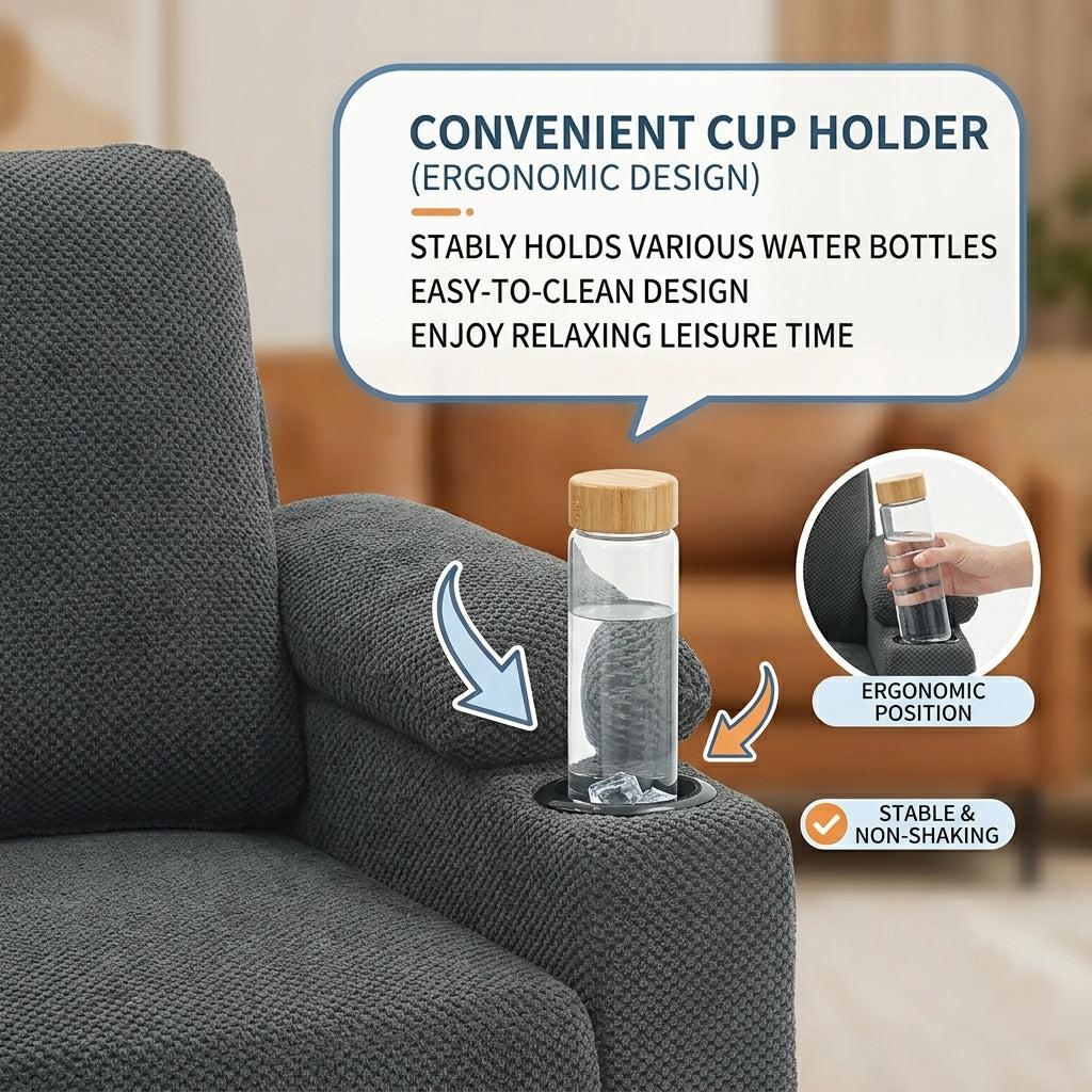 NOVAHOME convertible accent chair and ottoman product image 5