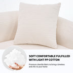 LY-025 curved chenille modular sofa product image 5