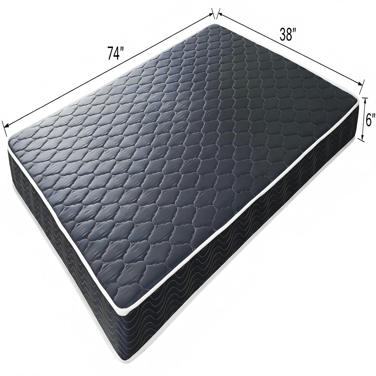 NOVAHOME navy blue waterproof foam mattress product image 3