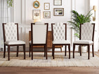 NOVAHOME 6-piece upholstered dining set product image 31