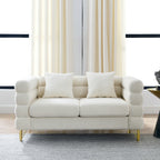 NOVAHOME Streamline Modern teddy upholstered sofa product image 16
