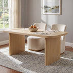 NOVAHOME natural oak dining table product image 4