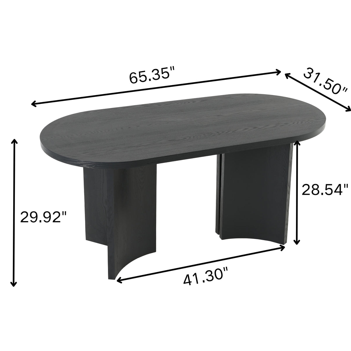 NOVAHOME 5-piece oval dining set product image 3