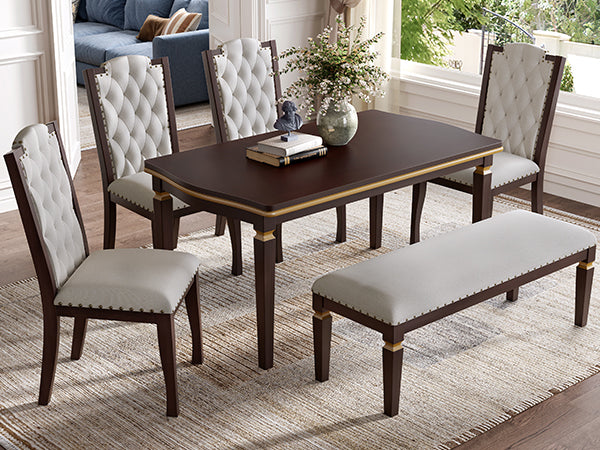 NOVAHOME 6-piece upholstered dining set product image 29