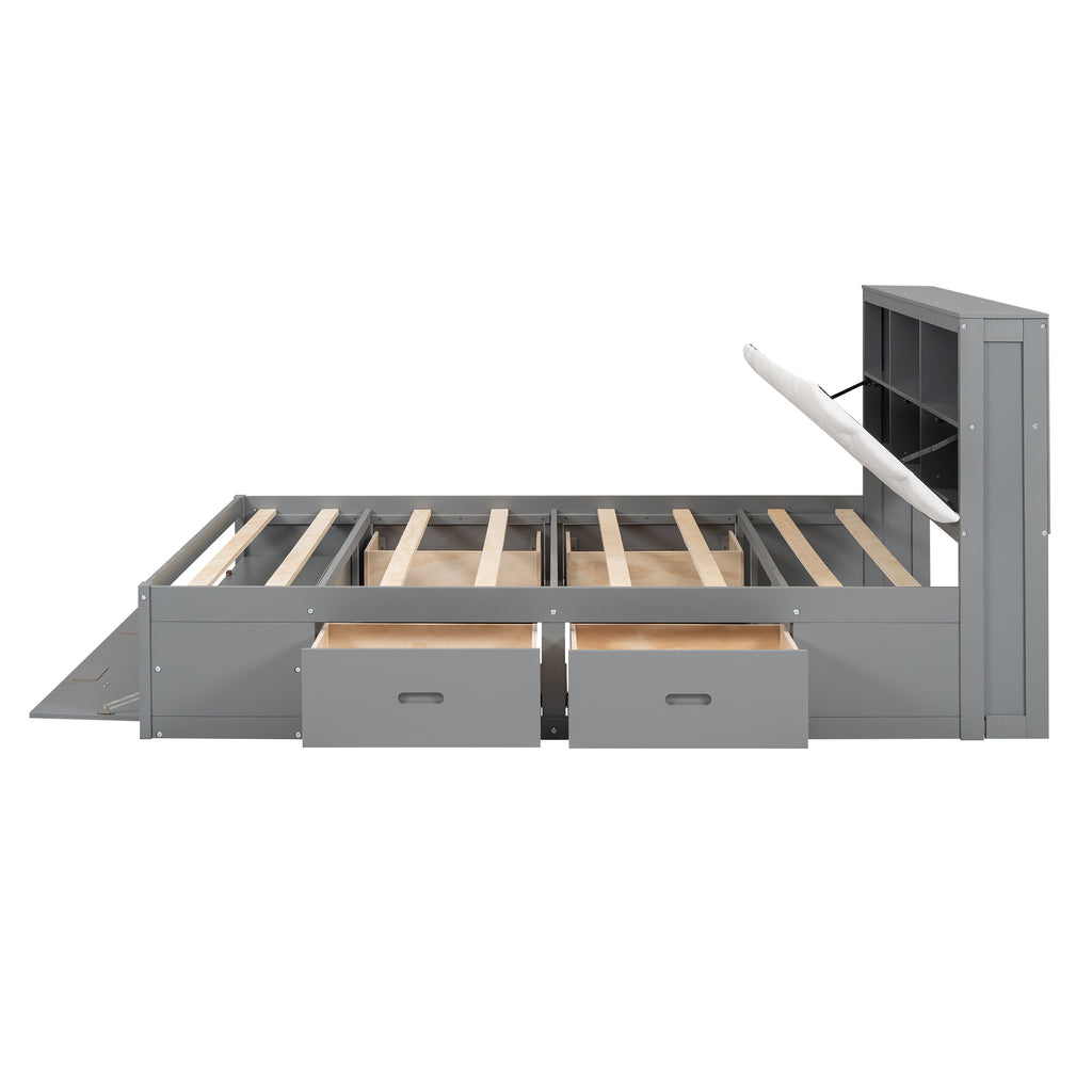 NOVAHOME queen storage platform bed product image 19