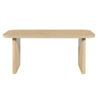 NOVAHOME natural oak dining table product image 1