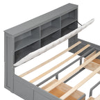 NOVAHOME queen storage platform bed product image 8